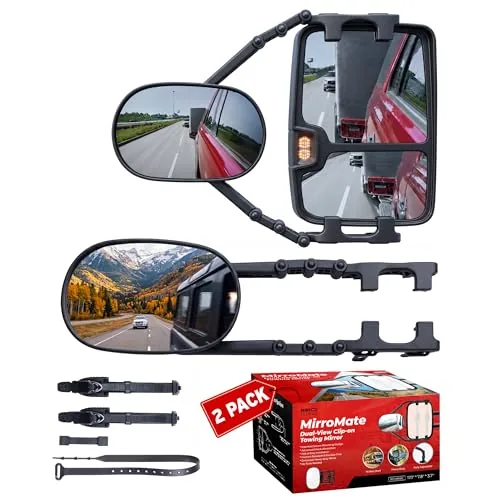 MirroGuard MirroMate Clip-On Towing Mirrors Flexible Fit