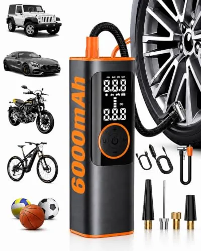 TianfuSpanda 150PSI Cordless Tire Inflator with Power Bank