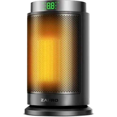 ZAFRO Portable Space Heater 1500W PTC Ceramic 5-Mode